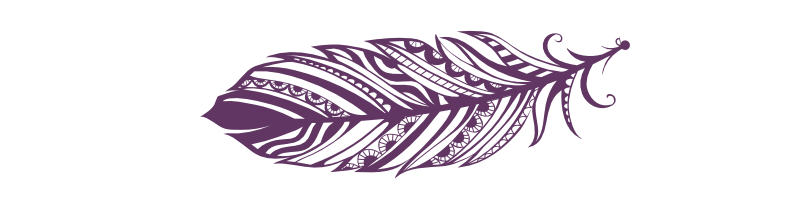 feather purple